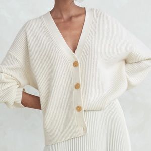JENNI KAYNE
Cropped Cashmere Cocoon Cardigan L